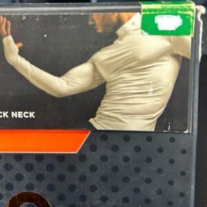 Tommie Copper Men’s Performance Active Fit Long Sleeve Mock Neck Safety Orange